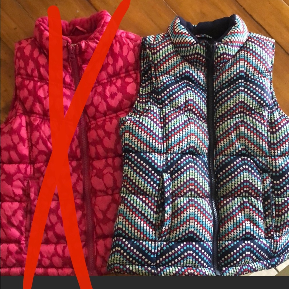 Old Navy Puffer Vest Girls M (8)- EACH